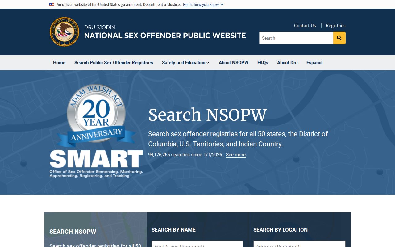 National registry search for Mason County sex offender records