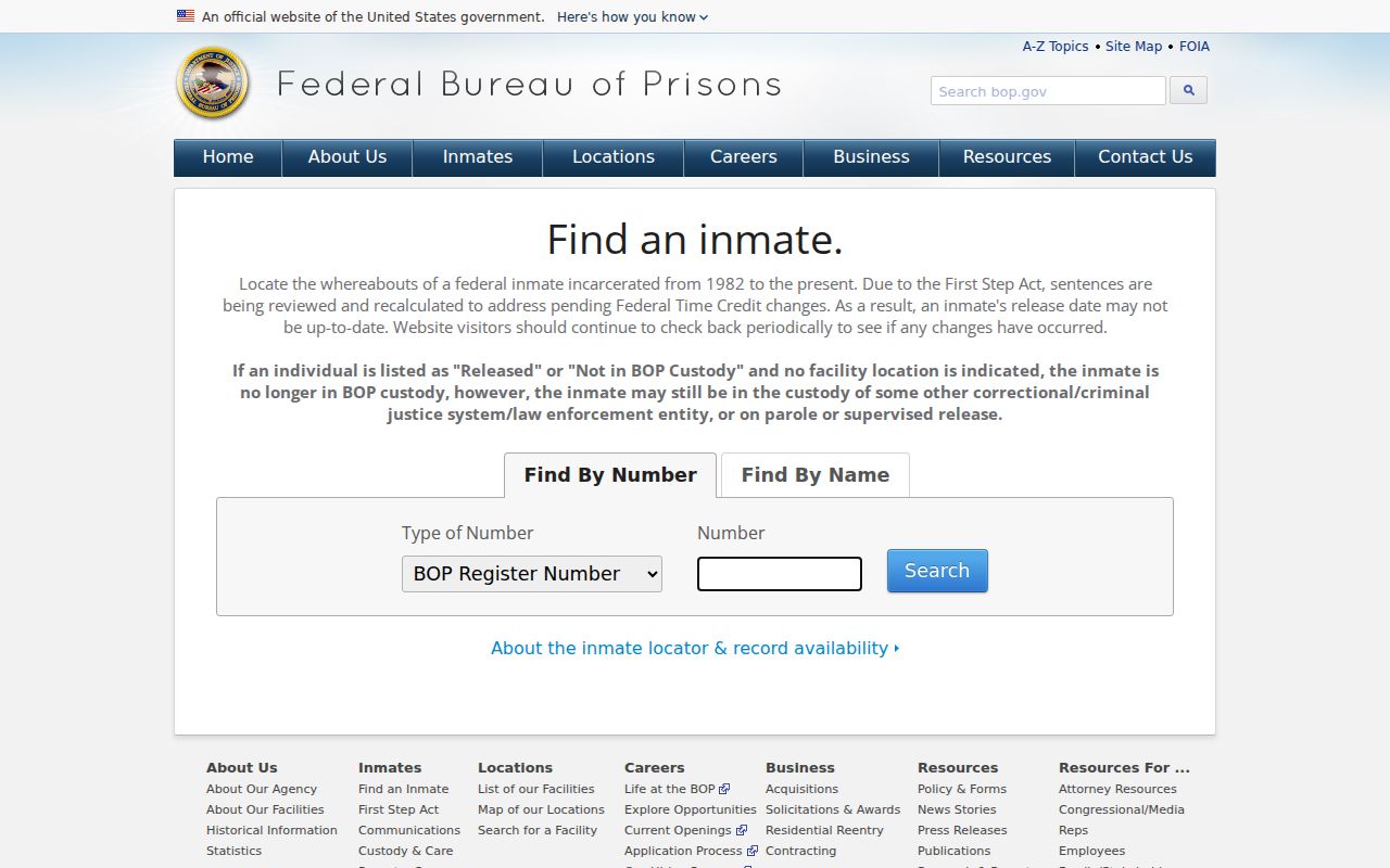 Federal inmate locator for Mason County criminal record checks